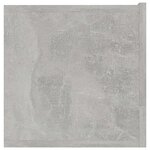 vidaXL Meuble TV Gris béton 120x30x30 cm Bois d’ingénierie