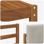 vidaXL Ensemble de canapés d'extérieur 5 Pièces Gris Naturel et Clair
