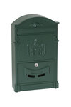 Boîte aux lettres style rétro - classique Residencia D-2151/V Aluminium Vert
