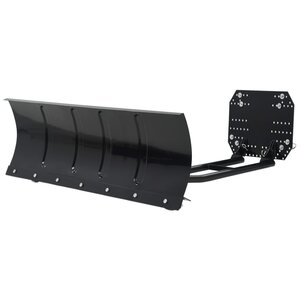 vidaXL Chasse-neige pour VTT 120 x 38 cm Noir