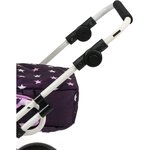 Bayer Chic 2000 560-71 - Poussette combinée Leni Étoiles Violet pour poupée
