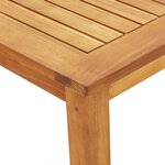 vidaXL Ensemble à manger de jardin 3 Pièces Bois d'acacia solide
