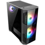 ABKONCORE BOITIER PC H500G Sync Helios - Moyen Tour -éclairage RGB - Noir - Verre trempé - Format ATX (ABKO-HELIOS-500G-SYNC-200F)