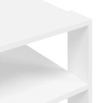 vidaXL Table basse blanc 59 5x59 5x40 cm bois d'ingénierie