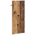 vidaXL Porte-manteau mural avec étagère Bois ancien 90 x 40 x 10 cm