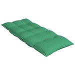 vidaXL Coussins de chaise à dossier haut lot de 4 vert tissu oxford