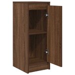 vidaXL Buffet chêne marron 29 5x34x76 cm bois d'ingénierie