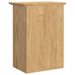 vidaXL Armoire murale de salle de bain avec stockage BODO Marron miel