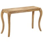 vidaXL Table console 118x38x76 cm Bois de manguier massif