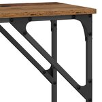 vidaXL Table console Bois ancien 140 x 29 x 75 cm Bois d'ingénierie