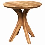 vidaXL Table d'appoint Marron 55 x 55 x 51 cm Bois de teck massif