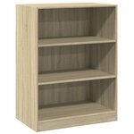 vidaXL Garde-robe chêne sonoma 77x48x102 cm bois d'ingénierie