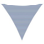 vidaXL Voile d'ombre Bleu et Blanc 5 x 5 x 5 m 100   polyester Oxford