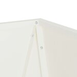 vidaXL Jardinière 2 Pièces Blanc 50 x 50 x 75 cm Acier