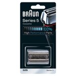 Piece de rechange compatible avec les rasoirs series 5 - braun 52s argentée