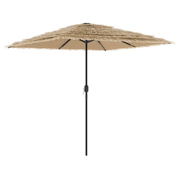 vidaXL Parasol de jardin avec mât en acier marron 248x248x248 cm