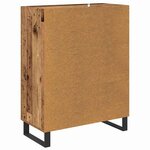 vidaXL Buffet Bois Ancien 69 5 x 34 x 90 cm Bois d'ingénierie et fer