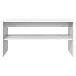 vidaXL Meuble TV Blanc 80 x 35 x 40 cm Bois d'ingénierie