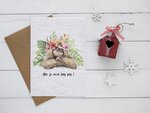 Carte à planter "aquarellanimal"