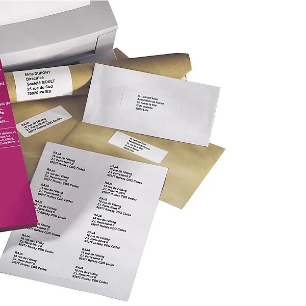 Étiquette d'expédition raja 105x57 mm (lot de 1000)