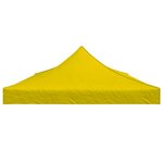 vidaXL Toit de tente de réception 6x3 m Jaune 270 g/m²
