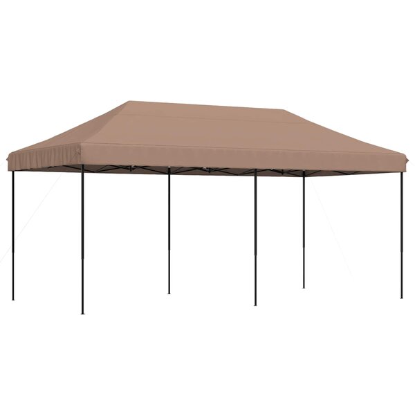 vidaXL Tente de fête 292 x 580 x 315 cm Marron Tissu Oxford