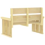 vidaXL Ensemble à manger de jardin 3 Pièces Bois de pin imprégné