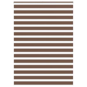 vidaXL Store zèbre marron 165x230cm largeur du tissu 160 9cm polyester