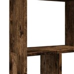 vidaXL Bibliothèque chêne fumé 60x20x120 cm bois d'ingénierie