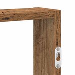 vidaXL Étagère murale vieux bois 43x9x60 cm bois d'ingénierie