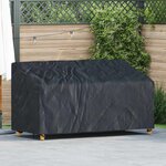 vidaXL Housse de banc de jardin 185 x 85 x 65 / 94 cm Tissu Oxford 600D
