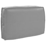 vidaXL Set de coussins de palette 3 Pièces Gris 120 x 80 x 12 cm