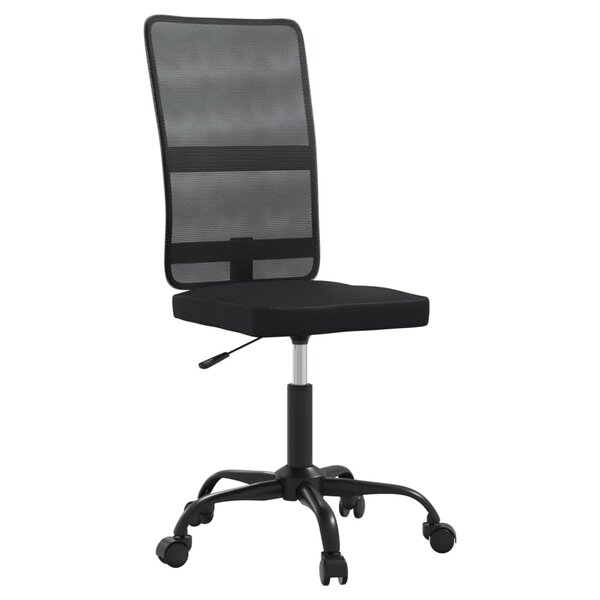 Chaise fauteuil siège de bureau informatique étude tissu en maille noir 02_0024045