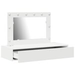 vidaXL Table de Maquillage Murale avec Lumières LED Blanches