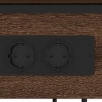 vidaXL Cabinet de chevet Chêne marron 41 x 28 x 76 cm