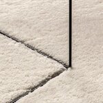 vidaXL Tapis HUARTE Beige 140 x 200 cm Polyester