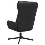 vidaXL Chaise de relaxation Noir Similicuir