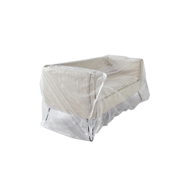 Pack and Move - Housse protection canapé 2 place - 150 x 300 cm - Imperméable et anti-poussière - Fermeture facile