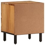 vidaXL Table de chevet 40x33x46 cm Bois d'acacia massif