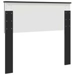 vidaXL Tête de lit Chêne noir 100 cm Bois d'ingénierie