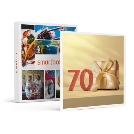 SMARTBOX - Coffret Cadeau Joyeux anniversaire ! 70 ans -  Multi-thèmes