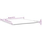 vidaXL Coussins de siège de jardin lot de 4 gris clair 45x45x2cm carré