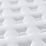 vidaXL Matelas à ressorts ensachés moyen 200x200 cm