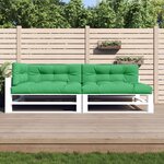 vidaXL Coussins de palette lot de 5 vert tissu