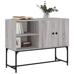 vidaXL Buffet sonoma gris 100x40x79 5 cm bois d'ingénierie