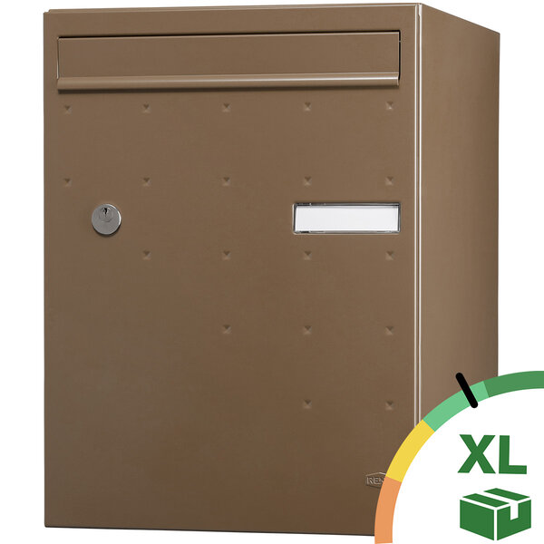 Boite à colis atout 1 porte taupe 7006 b