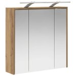 vidaXL Armoire Miroir de Salle de Bain Chêne artisan