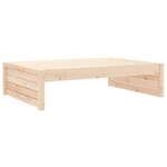 vidaXL Salon de jardin 5 Pièces bois massif de pin