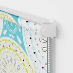 vidaXL Store enrouleur de douche avec cassette largeur du tissu 66 cm
