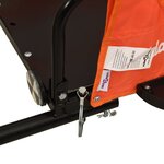 vidaXL Remorque de vélo orange tissu oxford et fer
